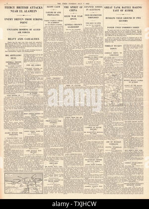 1942 page 4 la fois Bataille pour Koursk, Orel et Kharkov Banque D'Images