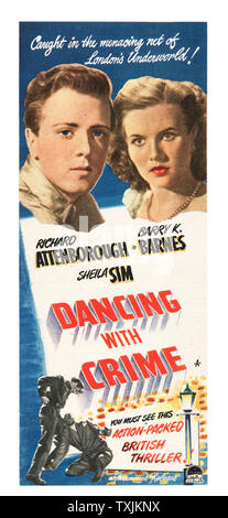 1947 Magazine BRITANNIQUE Dancing With Crime Film Annonce Banque D'Images