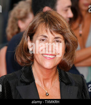 Le ministre français de la Culture et de la Communication Christine Albanel arrive sur le tapis rouge à la 33ème Festival du Cinéma Américain de Deauville à Deauville, France le 2 septembre 2007. (Photo d'UPI/David Silpa) Banque D'Images