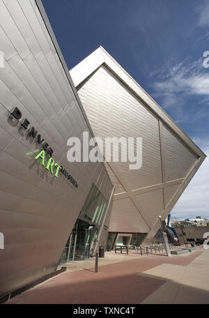 Le Denver Art Museum héberge l'exposition King Tut mettant en vedette plus de 100 artefacts de King Tut's Tomb et d'autres sites s'étend sur deux mille ans d'pharaohats» article du Denver Art Museum à Denver le 23 juillet 2010. L'exposition Toutankhamon sera à l'affiche à Janvier 9, 2011. UPI/Gary C. Caskey Banque D'Images