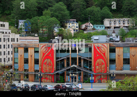 Jtl Forest Products, Inc bâtiment patrimonial, Juneau, Alaska, USA Banque D'Images