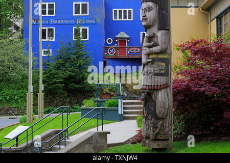 Musée de la ville de Douglas, Juneau, Alaska, USA Banque D'Images