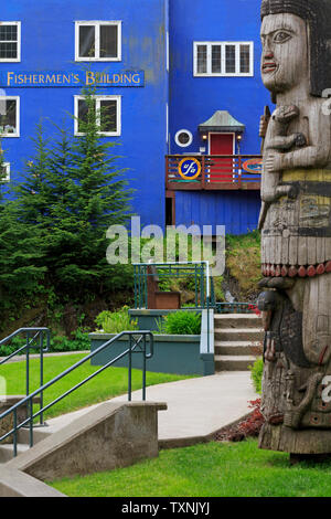 Musée de la ville de Douglas, Juneau, Alaska, USA Banque D'Images