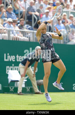 Maria Sakkari (GRE) à Eastbourne, Royaume-Uni. 25 juin 2019. Nature Valley International tennis au parc Devonshire. Banque D'Images