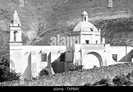 REAL DE CATORCE, SLP/MEXIQUE - NOV 18, 2002 : Avis de Guadalupe Chapelle. Banque D'Images