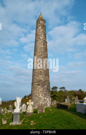 Tour Ronde, Ardmore, Waterford, Irlande Banque D'Images