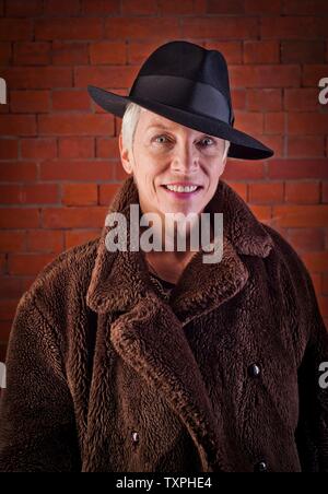 Annie Lennox s'ouvre l'exposition 'chambre d'Annie Lennox' Scottish National Portrait Gallery, Édimbourg, Écosse Photo Copyright Chris Watt Banque D'Images