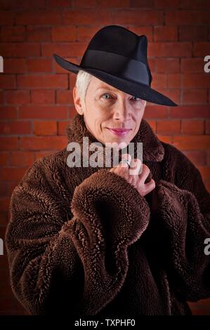 Annie Lennox s'ouvre l'exposition 'chambre d'Annie Lennox' Scottish National Portrait Gallery, Édimbourg, Écosse Photo Copyright Chris Watt Banque D'Images