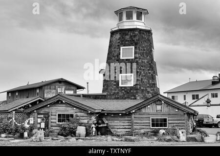 Salty Dawg Saloon, Homer Spit, Alaska, USA Banque D'Images