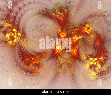 Des vagues d'or. Abstract glowing futuristic background avec effet d'éclairage pour la conception créative. Brillant et brillant couleur image pour une affiche, brochure, couverture Banque D'Images