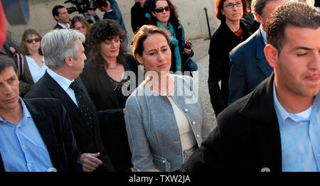 La France socialiste du candidat à l'élection présidentielle Ségolène Royal Visites Musée de l'Holocauste Yad Vashem à Jérusalem, le 4 décembre 2006. (Photo d'UPI/Debbie Hill) Banque D'Images