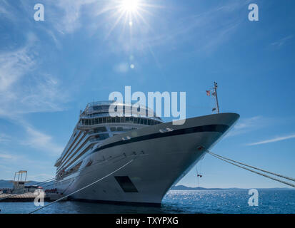 Viking Star amarré à Zadar en Croatie Banque D'Images