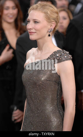 L'actrice australienne Cate Blanchett arrive pour la 79e assemblée annuelle de l'Academy Awards au Kodak Theatre à Hollywood, Californie le 25 février 2007. (Photo d'UPI/Phil McCarten) Banque D'Images