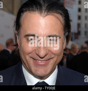 L'acteur Andy Garcia arrive à l'enregistrement de l'American Film Institute's Life Achievement Award gala Al Pacino à Los Angeles le 7 juin 2007. (Photo d'UPI/Jim Ruymen) Banque D'Images