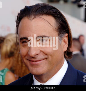 L'acteur Andy Garcia arrive à l'enregistrement de l'American Film Institute's Life Achievement Award gala Al Pacino à Los Angeles le 7 juin 2007. (Photo d'UPI/Jim Ruymen) Banque D'Images