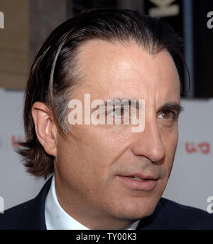 L'acteur Andy Garcia arrive à l'enregistrement de l'American Film Institute's Life Achievement Award gala Al Pacino à Los Angeles le 7 juin 2007. (Photo d'UPI/Jim Ruymen) Banque D'Images