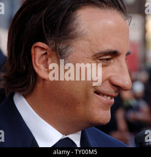 L'acteur Andy Garcia arrive à l'enregistrement de l'American Film Institute's Life Achievement Award gala Al Pacino à Los Angeles le 7 juin 2007. (Photo d'UPI/Jim Ruymen) Banque D'Images