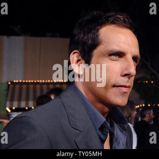 Ben Stiller, un acteur dans la motion picture comédie romantique drame "le chagrin, Kid' arrive pour la première du film à Los Angeles le 27 septembre 2007. (Photo d'UPI/Jim Ruymen) Banque D'Images