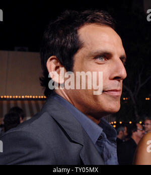 Ben Stiller, un acteur dans la motion picture comédie romantique drame "le chagrin, Kid' arrive pour la première du film à Los Angeles le 27 septembre 2007. (Photo d'UPI/Jim Ruymen) Banque D'Images