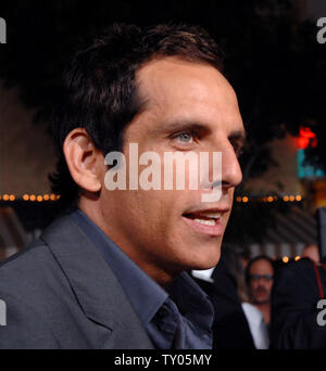 Ben Stiller, un acteur dans la motion picture comédie romantique drame "le chagrin, Kid' arrive pour la première du film à Los Angeles le 27 septembre 2007. (Photo d'UPI/Jim Ruymen) Banque D'Images