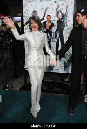 Diane Keaton, un acteur dans la motion picture et thriller comédie "Argent" assiste à la première du film à Los Angeles le 9 janvier 2008. (Photo d'UPI/Jim Ruymen) Banque D'Images