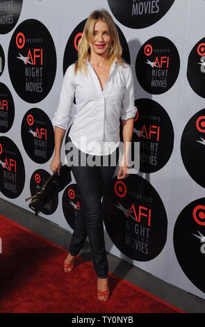 L'actrice Cameron Diaz arrive pour cibler AFI présente soirée au cinéma à l'Arclight Cinerama Dome à Los Angeles le 1 octobre 2008. (Photo d'UPI/Jim Ruymen) Banque D'Images