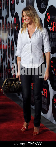 L'actrice Cameron Diaz arrive pour cibler AFI présente soirée au cinéma à l'Arclight Cinerama Dome à Los Angeles le 1 octobre 2008. (Photo d'UPI/Jim Ruymen) Banque D'Images