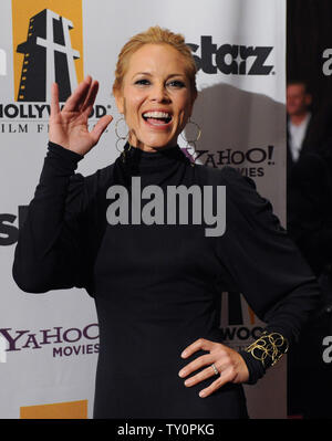 L'actrice Maria Bello arrive pour la 12e édition de la remise des prix du Festival du film de Hollywood à Beverly Hills, Californie le 27 octobre 2008. (Photo d'UPI/Jim Ruymen) Banque D'Images