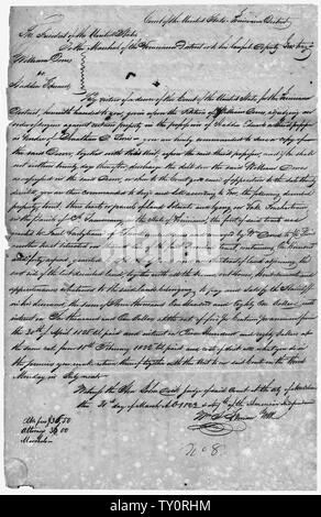 Document déposé en cas d'United States c. Haden Edwards Banque D'Images