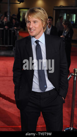 Owen Wilson, un acteur dans la motion picture comedy 'Marley & Me' assiste à la première du film à Los Angeles le 11 décembre 2008. (Photo d'UPI/Jim Ruymen) Banque D'Images