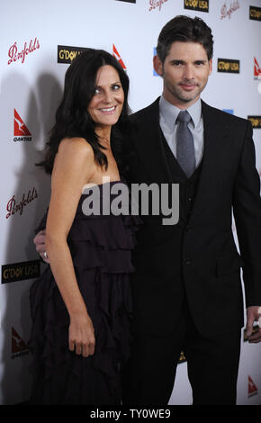 Acteur Eric Bana (R) et femme Rebecca Gleeson assister au G'DAY USA Australia Week 2009 Black Tie Gala à Los Angeles le 18 janvier 2009. (UPI Photo/ Phil McCarten) Banque D'Images