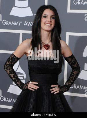 Alana Grace arrive à la 51e cérémonie annuelle de remise des prix Grammy au Staples Center de Los Angeles le 8 février 2009. (UPI Photo/ Jim Ruymen) Banque D'Images