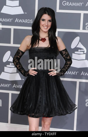 Alana Grace arrive à la 51e cérémonie annuelle de remise des prix Grammy au Staples Center de Los Angeles le 8 février 2009. (UPI Photo/ Jim Ruymen) Banque D'Images