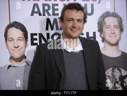 Acteurs Jason Segel assiste à la première du film "I Love You Man' à Los Angeles le 17 mars 2009. (UPI Photo/ Phil McCarten) Banque D'Images