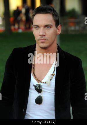 L'acteur Jonathan Rhys Meyers assiste à la première de the motion picture drame biographique 'le soliste', sur le terrain les studios Paramount à Los Angeles le 20 avril 2009. (Photo d'UPI/Jim Ruymen) Banque D'Images