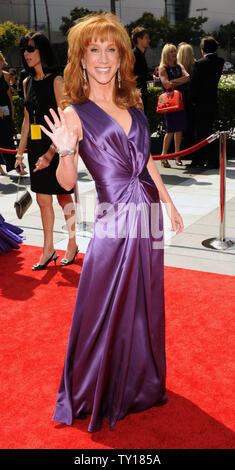 La comédienne et humoriste Kathy Griffin arrive à la Creative Arts Emmy Awards à Los Angeles le 12 septembre 2009. UPI/Jim Ruymen Banque D'Images