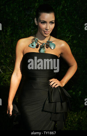 L'actrice Kim Kardashian fréquente l'Brent Shapiro Foundation for Alcohol and Drug Awareness événement spectaculaire d'été à Los Angeles le 12 septembre 2009. UPI/Jonathan Alcorn Banque D'Images