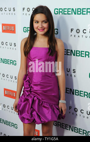 Ariel Winter actrice assiste à la première de the motion picture comédie 'Greenberg', à l'Arclight Cinerama Dome à Los Angeles le 18 mars 2010. UPI/Jim Ruymen Banque D'Images