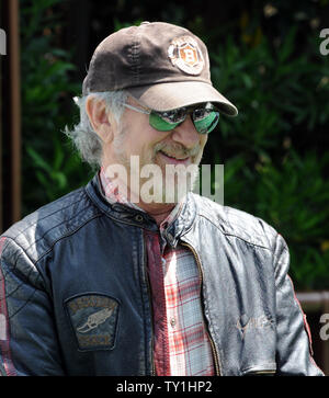 Producteur et réalisateur Steven Spielberg assiste à la première de The DreamWorks animated motion photo comédie 'hrærek pour toujours, d'après', à Los Angeles le 16 mai 2010. UPI/Jim Ruymen Banque D'Images