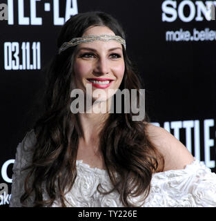 L'actrice Heather McComb assiste à la première de the motion picture thriller de science-fiction 'Battle : Los Angeles, au Regency Village Theatre dans la section de Westwood Los Angeles le 8 mars 2011. UPI/Jim Ruymen Banque D'Images