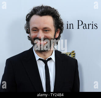 L'acteur Michael Sheen, un acteur dans la comédie romantique film 'Midnight in Paris', assiste à la première du film à l'Academy of Motion Picture Arts & Sciences à Beverly Hills, Californie le 18 mai 2011. UPI/Jim Ruymen Banque D'Images