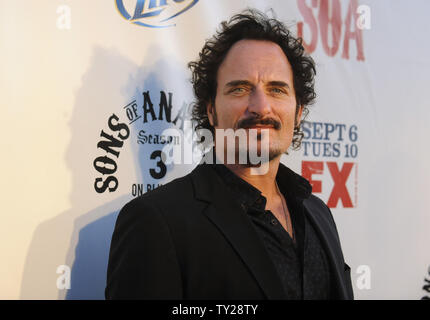 Acteur Kim Coates assiste à la Sons of Anarchy, Saison 4 première projection à l'Arclight Theatre dans la section Hollywood de Los Angeles le 30 août 2011. UPI/Phil McCarten Banque D'Images