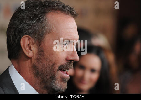 L'acteur Hugh Laurie assiste à la chute de Fox Eco-Casino party à l'atelier à Culver City, Californie le 12 septembre 2011. UPI/Jim Ruymen Banque D'Images