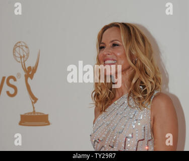 Maria Bello arrive à la 63e Primetime Emmy Awards au Nokia Theatre de Los Angeles, le 18 septembre 2011. UPI/Jayne Kamin Oncea Banque D'Images