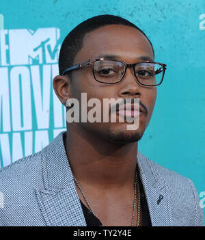 Lil Romeo arrive à la MTV Movie Awards au Gibson Amphitheatre à Universal City, Californie, le 3 juin 2012. UPI/Jim Ruymen Banque D'Images