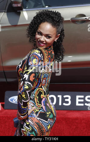 Singer Elle Varner arrive pour le 12 BET Awards au Shrine Auditorium à Los Angeles le 1 juillet 2012. UPI/Jonathan Alcorn Banque D'Images