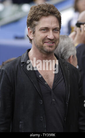 L'acteur Gerard Butler assiste à la MLS Cup au Home Depot Center de Carson, en Californie le 1 décembre 2012. UPI/Jonathan Alcorn Banque D'Images