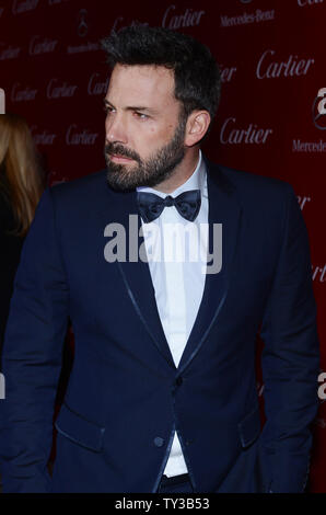 L'acteur Ben Affleck arrive à la 24e édition du Festival International du Film de Palm Springs awards gala au Palm Springs Convention Center de Palm Springs, Californie le 5 janvier 2013. UPI/Jim Ruymen Banque D'Images