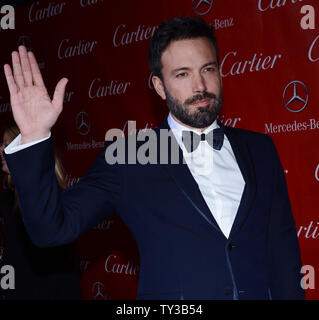 L'acteur Ben Affleck arrive à la 24e édition du Festival International du Film de Palm Springs awards gala au Palm Springs Convention Center de Palm Springs, Californie le 5 janvier 2013. UPI/Jim Ruymen Banque D'Images