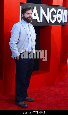 Zach Galifianakis arrive pour la première de 'The Hangover : Part III' au Westwood Village Theatre dans la section de Westwood Los Angeles le 20 mai 2013. UPI/Jim Ruymen Banque D'Images